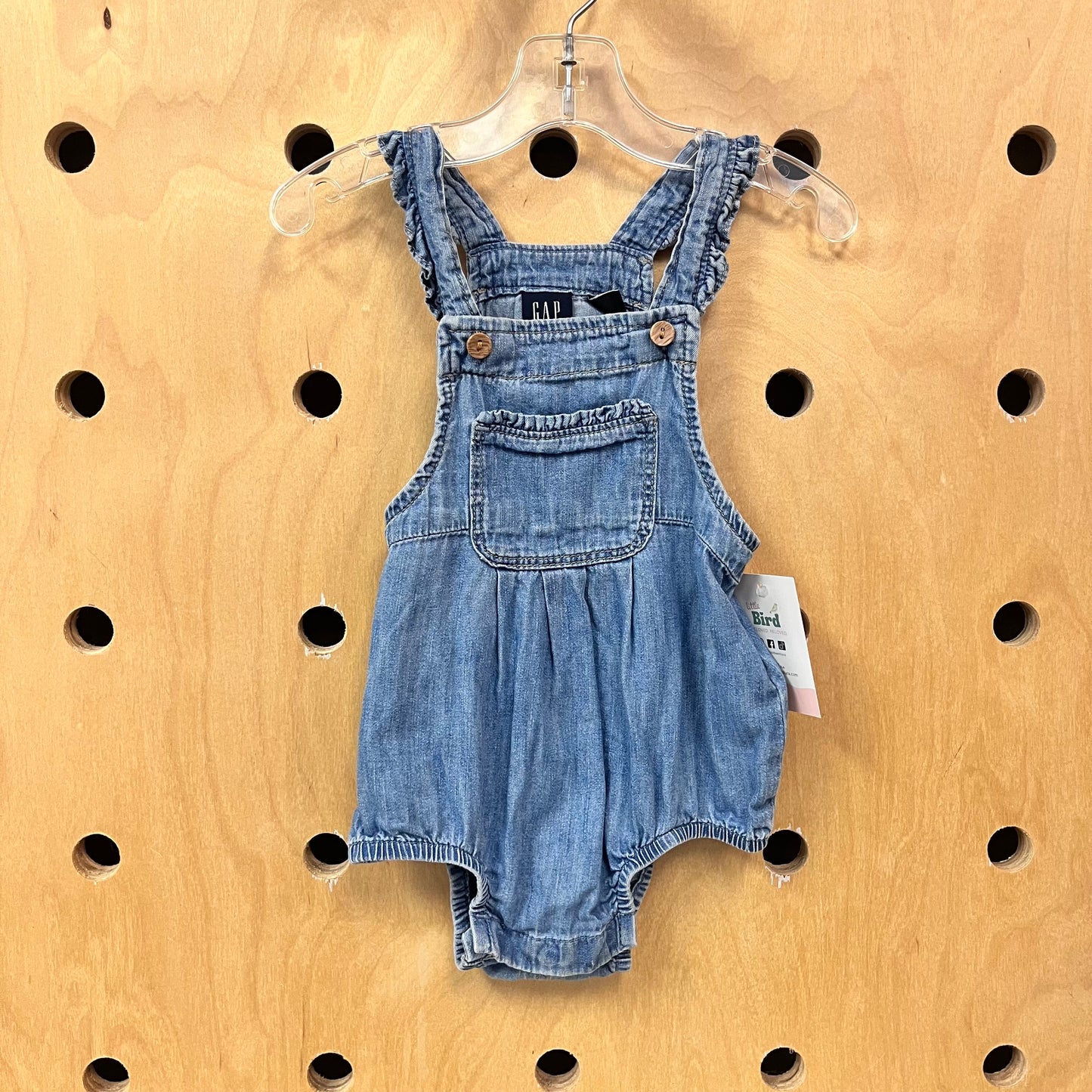 Denim Overall Romper