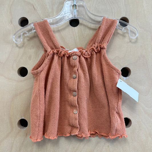 Coral Terry Tank