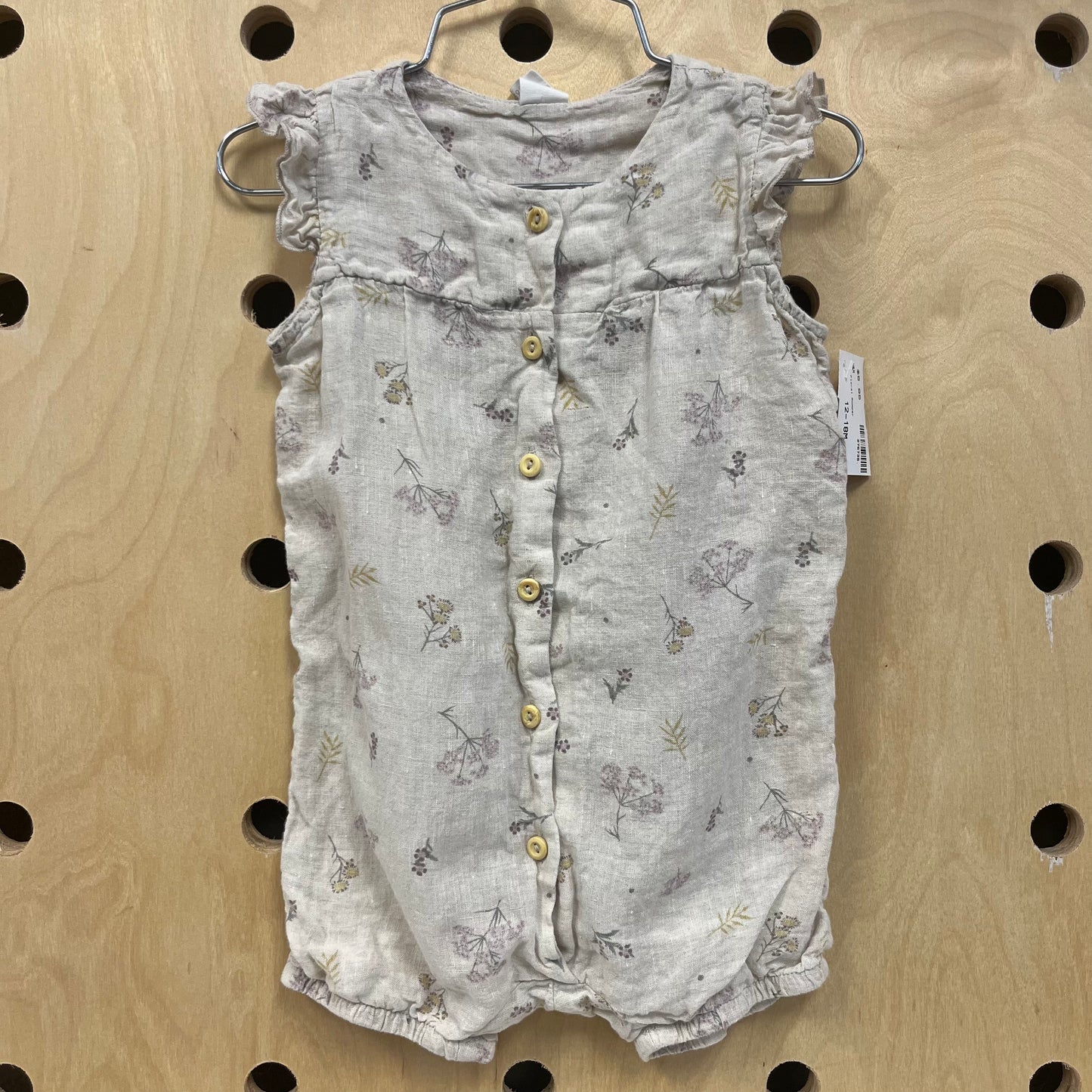 Oat Floral Romper