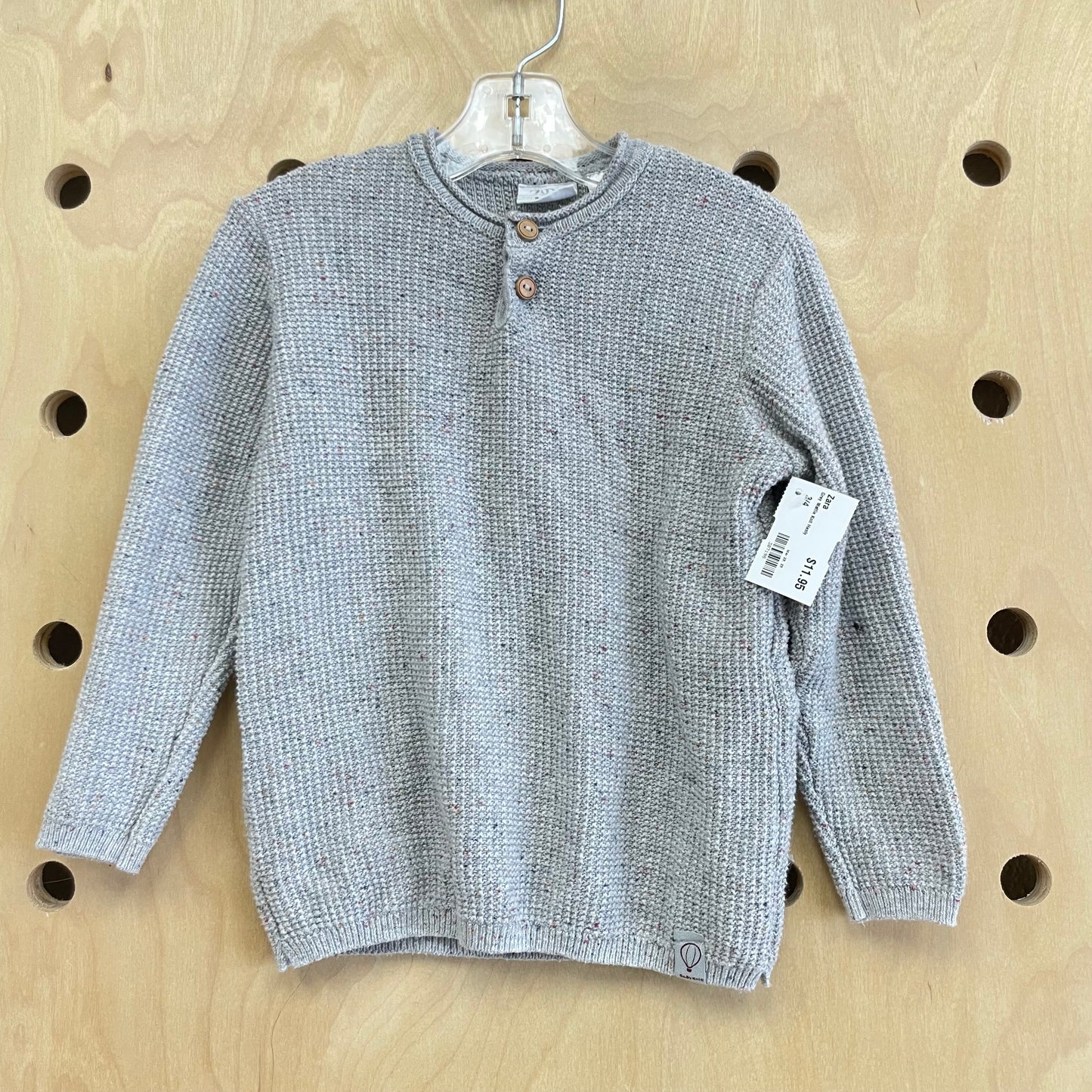 Grey Waffle Knit Henly