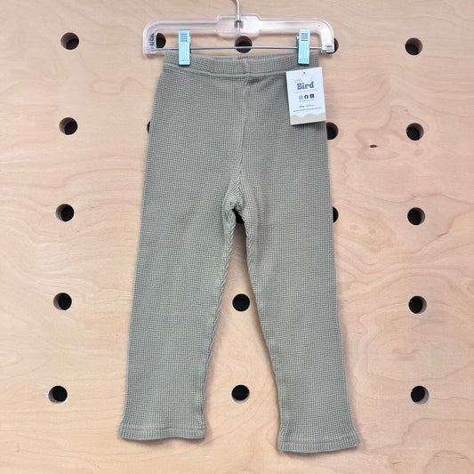 Green Waffle Pants