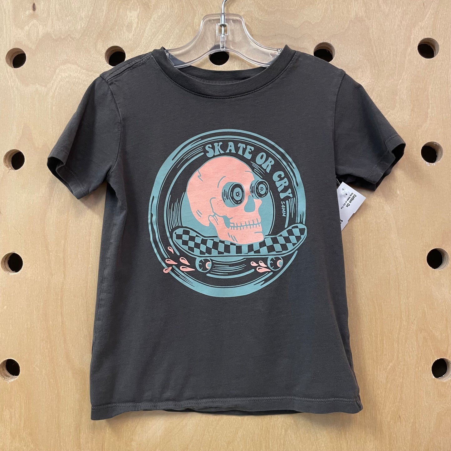 Grey Skate or Cry Tee