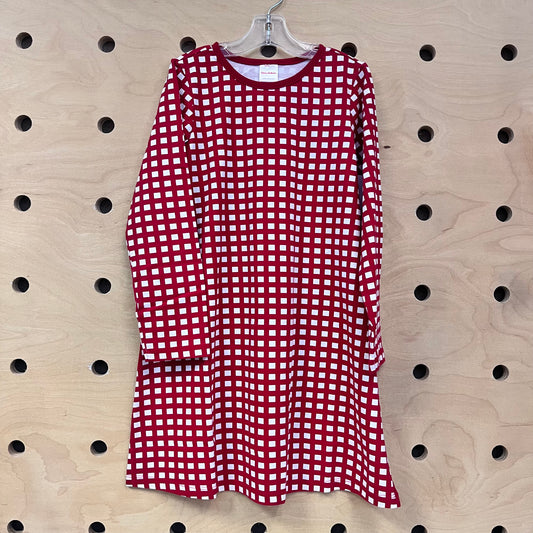 Red & White Plaid Dress