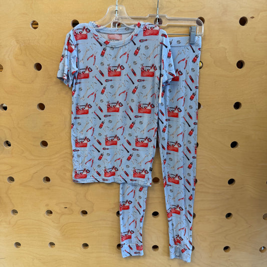 Blue Tools Bamboo Pajamas
