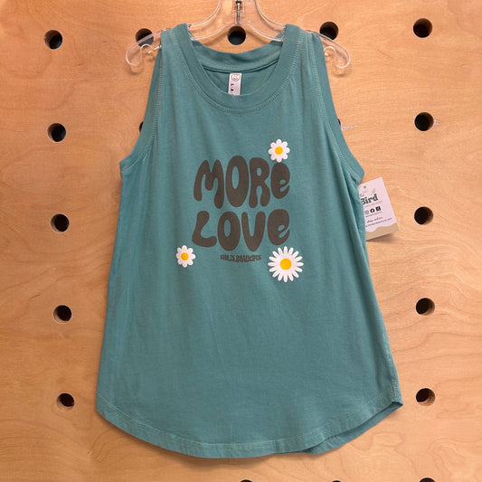 Teal More Love Tank