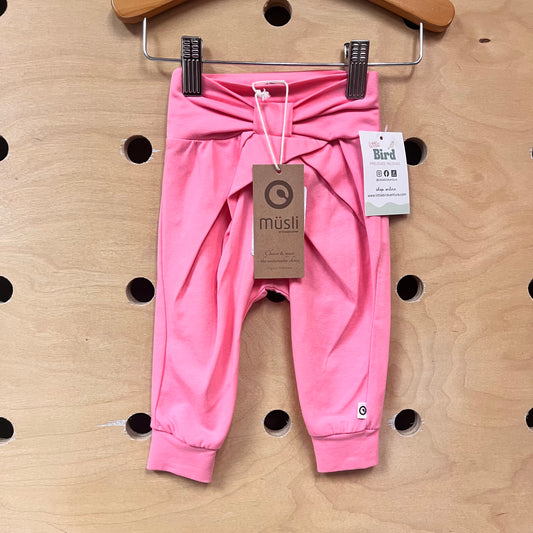 Hot Pink Bow Organic Pants NEW!