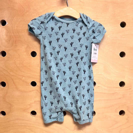 Blue/Black Cactus Romper
