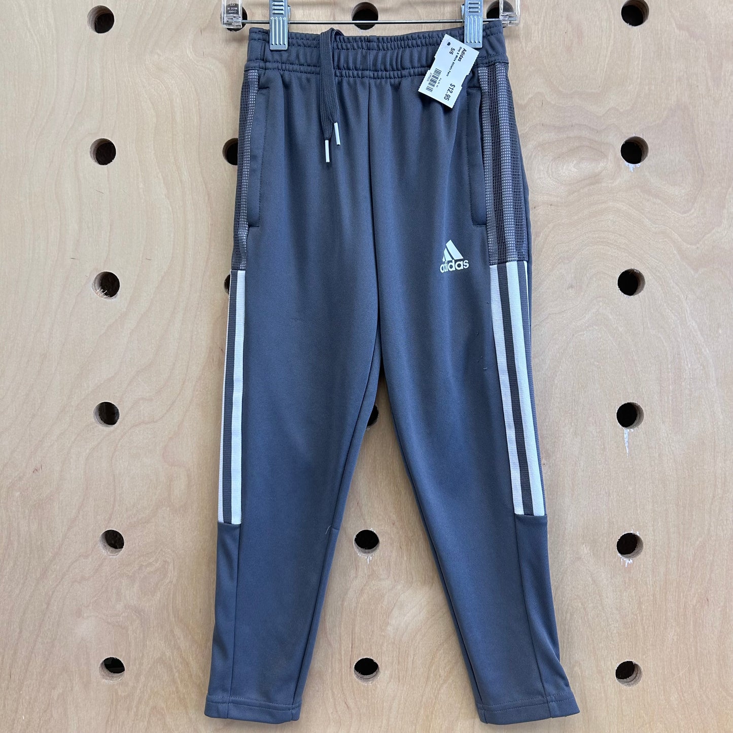 Grey & White Athletic Pants