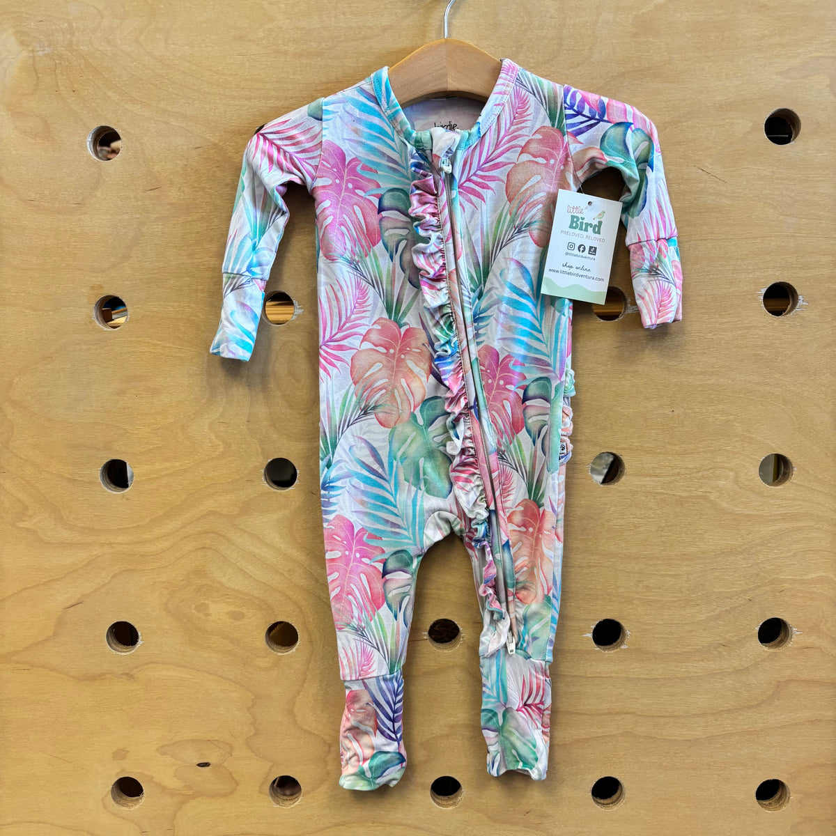 Multicolor Bamboo Palms/Leaves Zippy