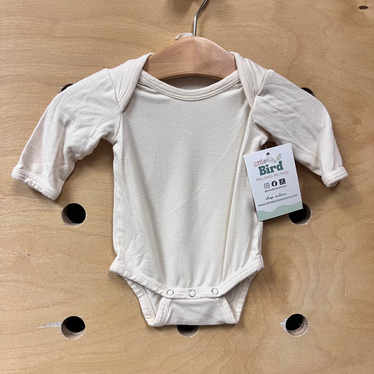 Cream Bamboo Bodysuit