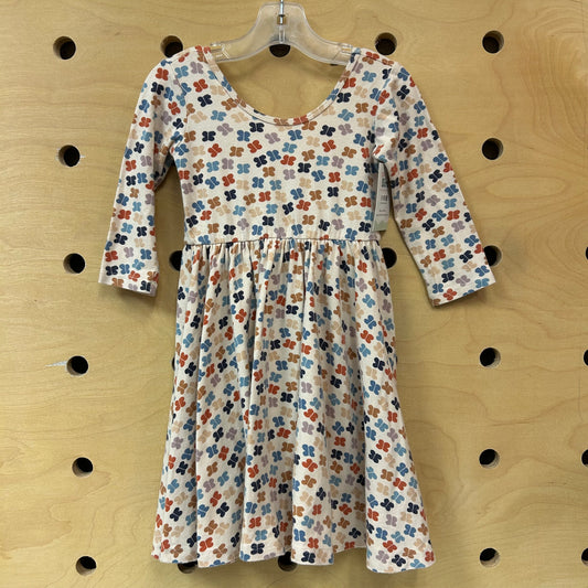 Cream Butterfly Twirl Dress