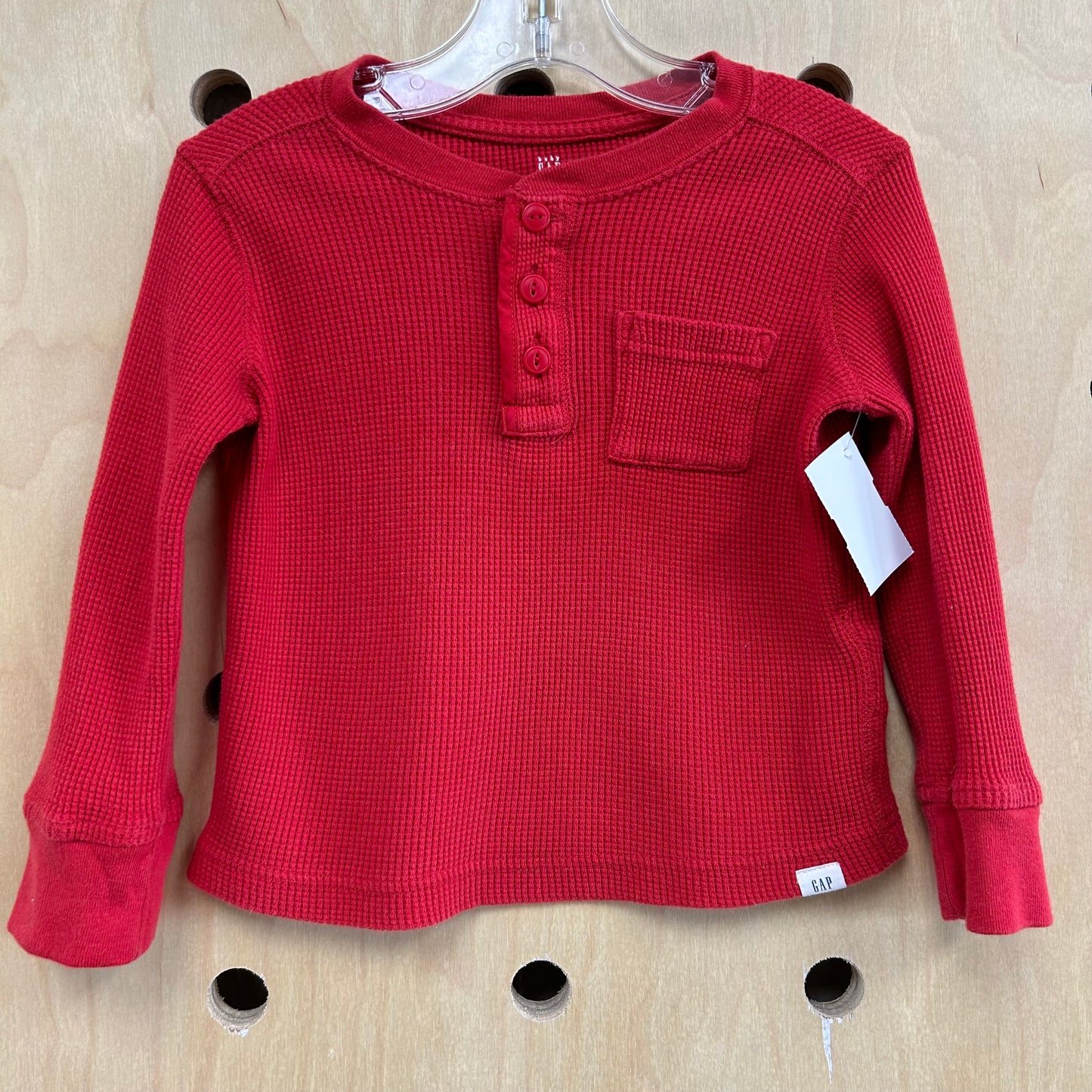 Red Thermal Long Sleeve