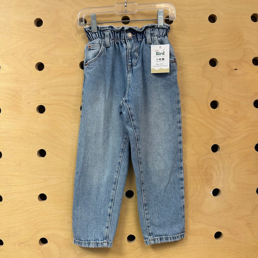 Paper Bag Heart Pocket Denim
