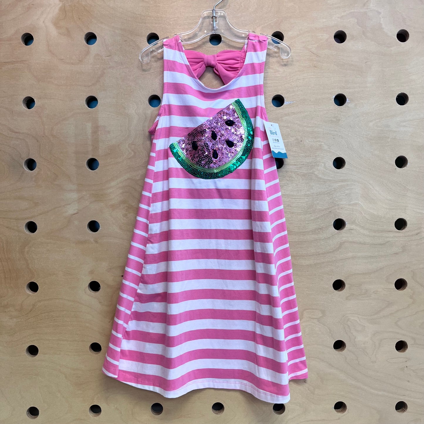 Striped Sequin Watermelon Dress