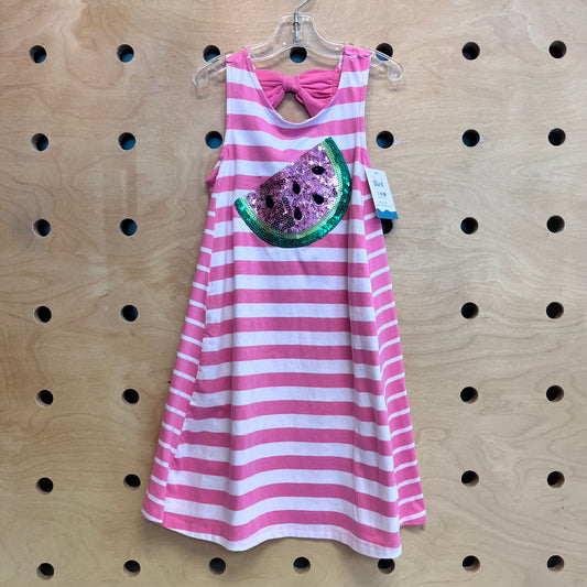 Striped Sequin Watermelon Dress