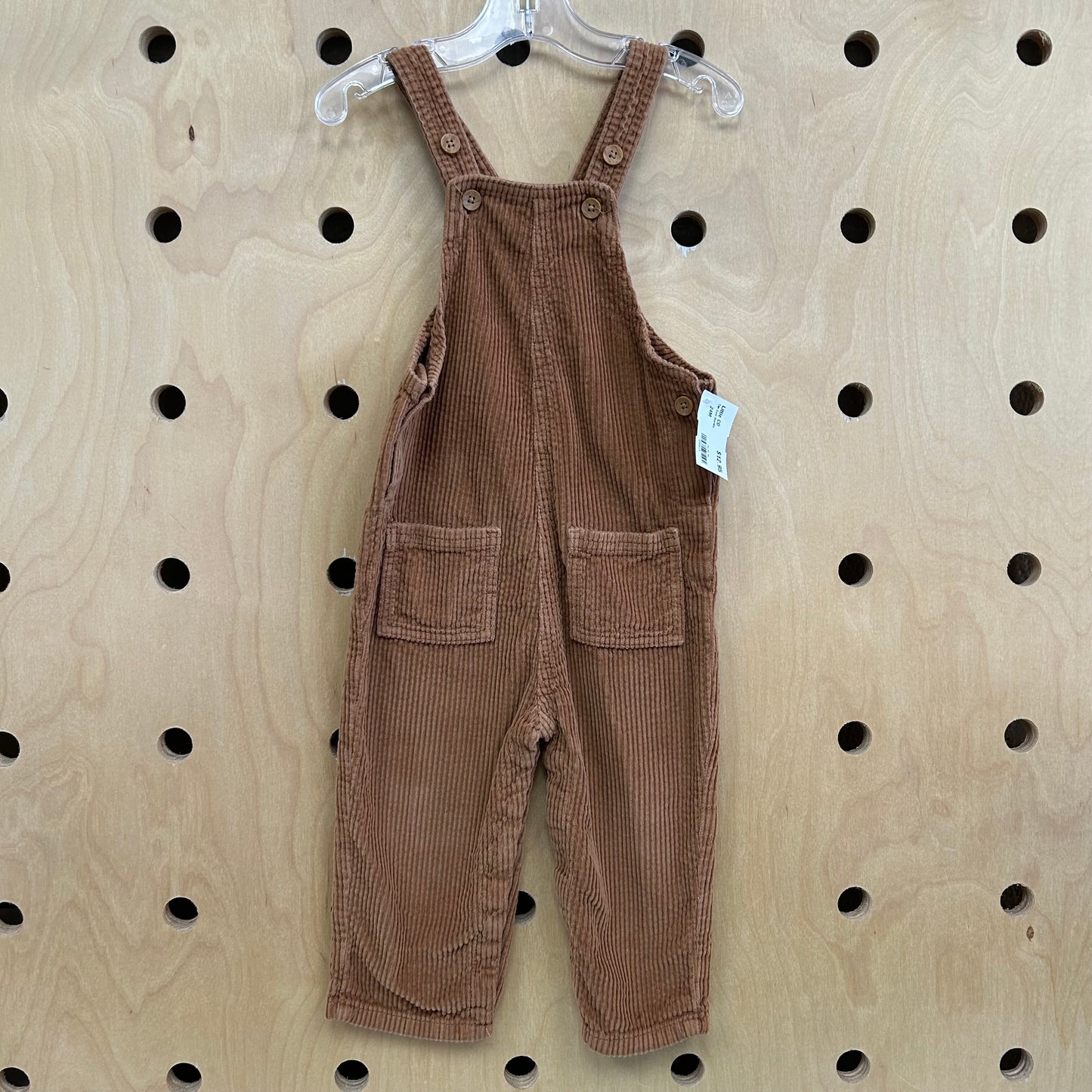 Tan Cord Overalls