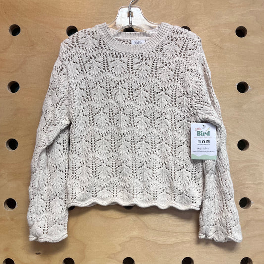 Cream Open Knit Sweater
