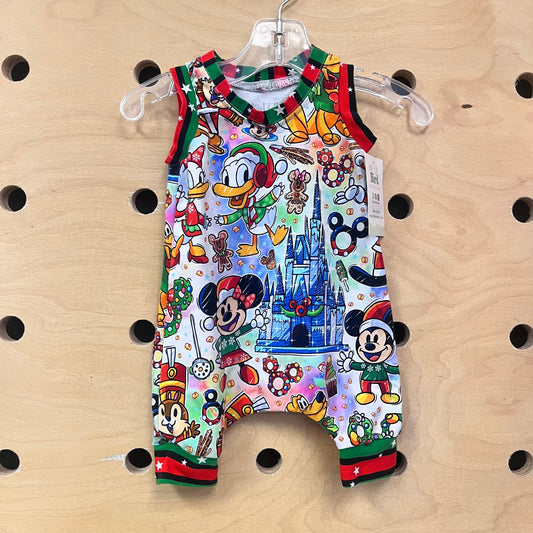 Disney Christmas Themed Romper