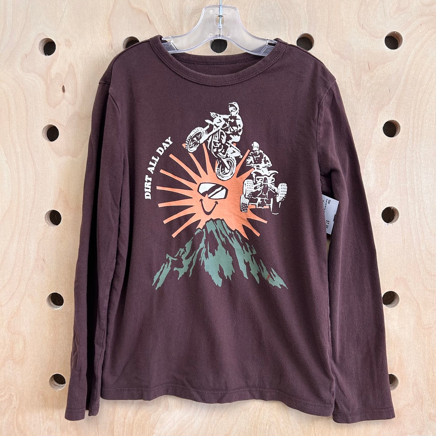 Brown Dirt All Day LS Tee
