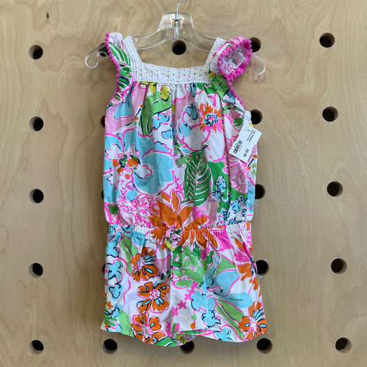 Bright Floral Romper