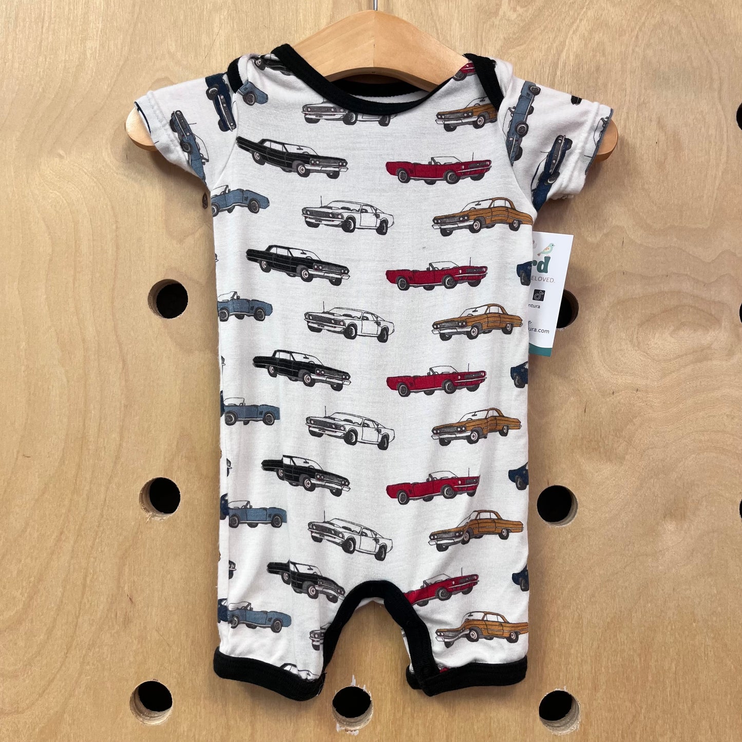 Classic Cars Bamboo Blend Romper