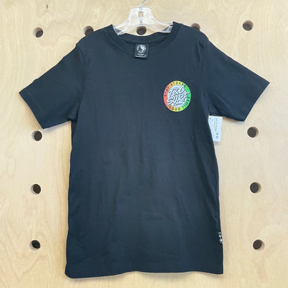 Black Stay Stoked Surf Tee