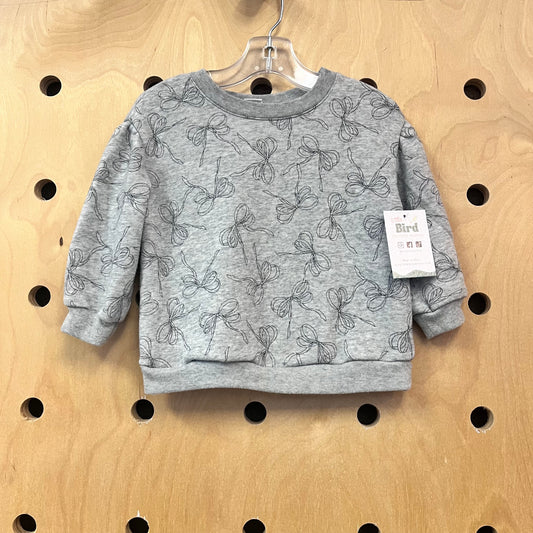Grey Bows Pullover