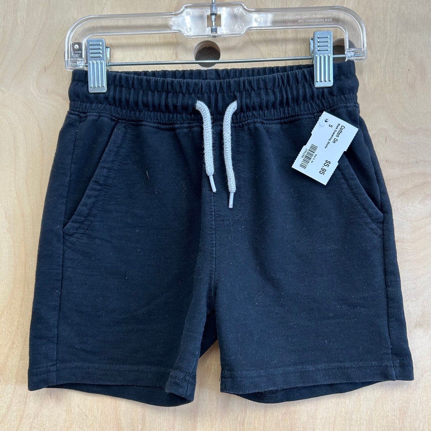 Black Drawstring Shorts