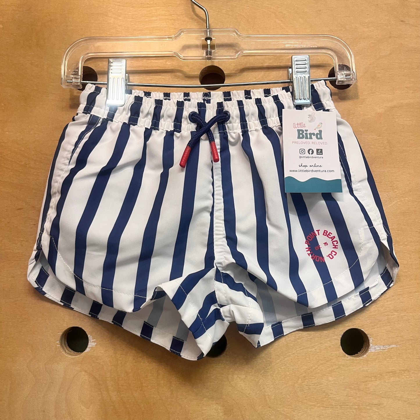 Striped North Point Beach Swim Trunks NEW!