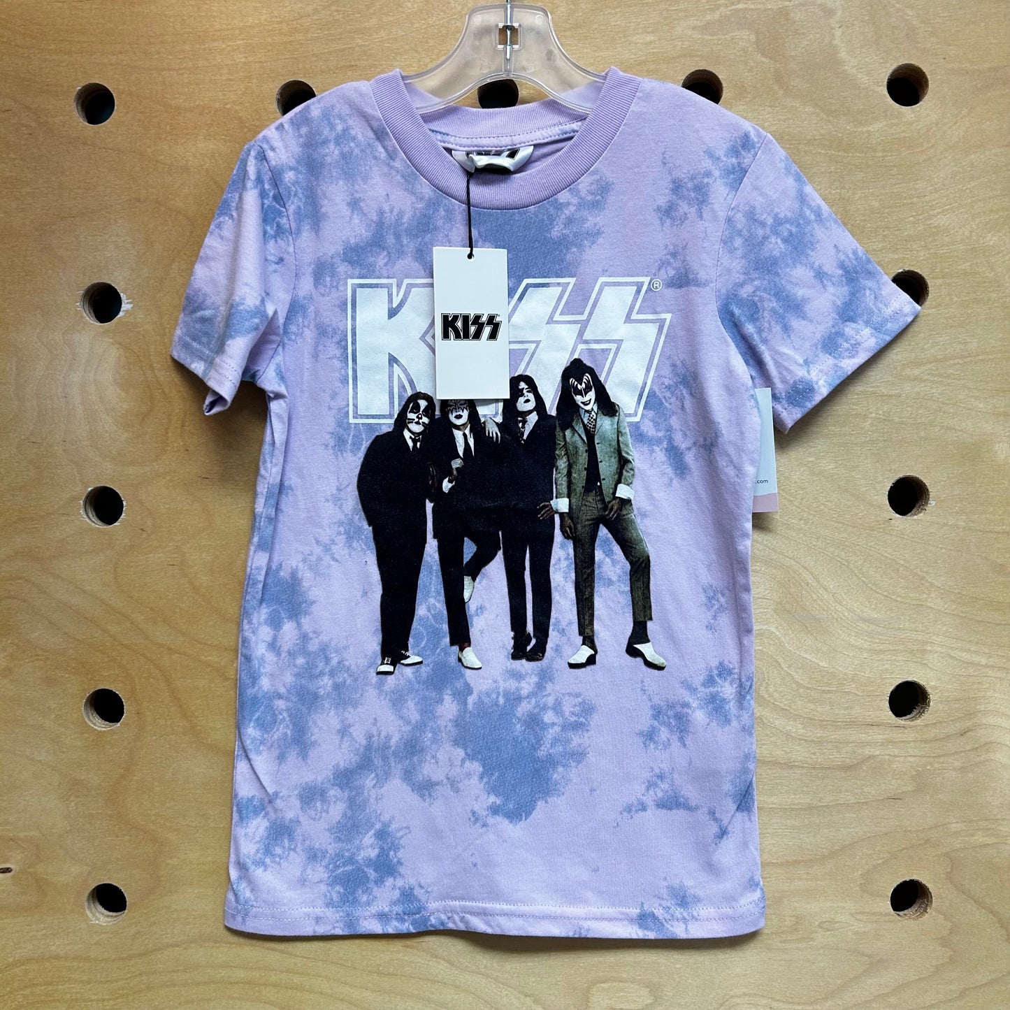 Purple Tie Dye 'KISS' Tee NEW!