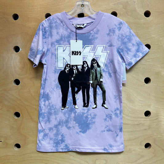 Purple Tie Dye 'KISS' Tee NEW!