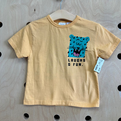 Yellow Laughs & Fun Tee