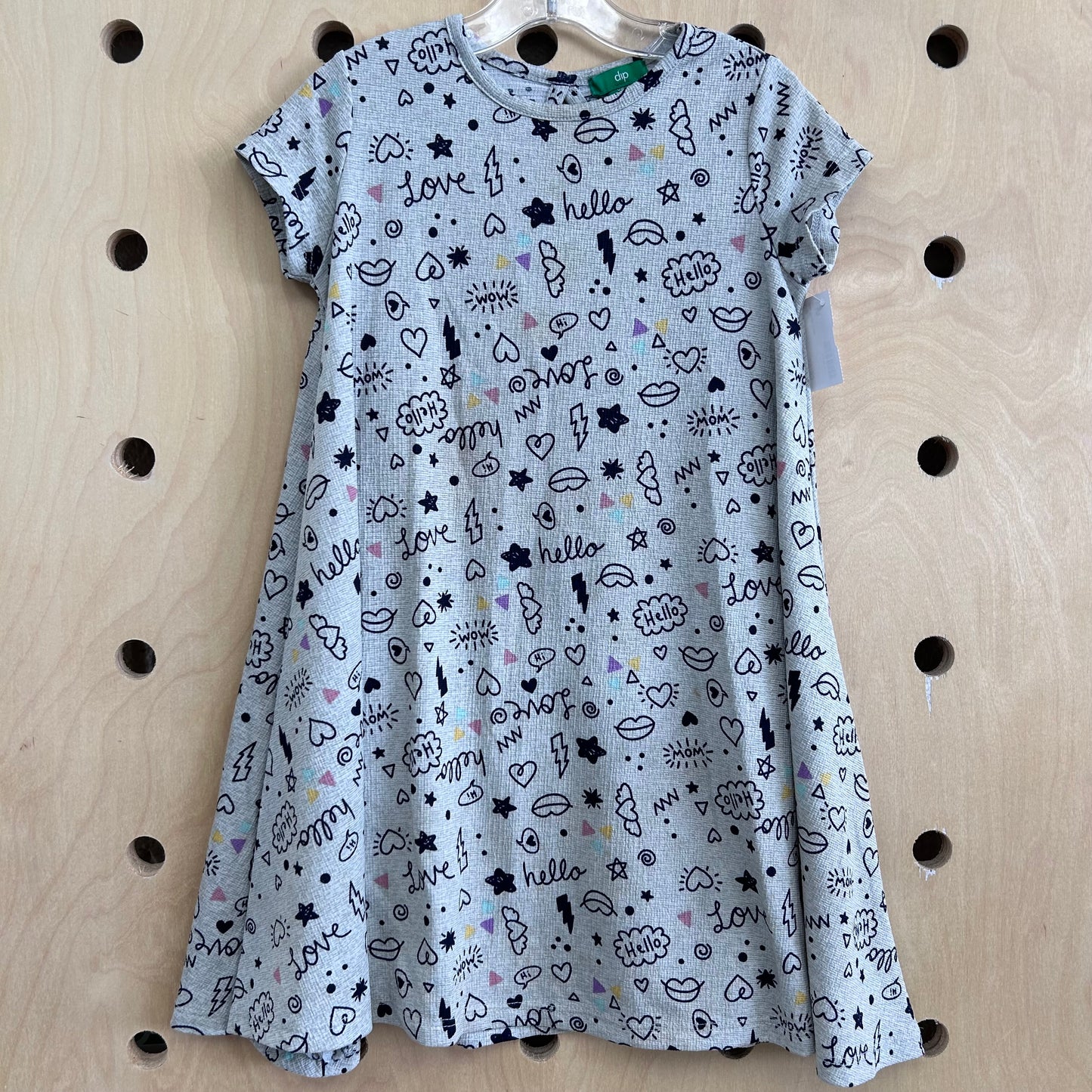 Grey Doodle Dress