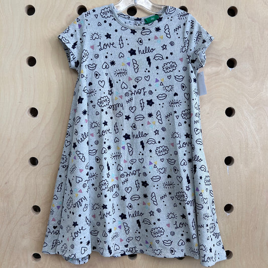 Grey Doodle Dress