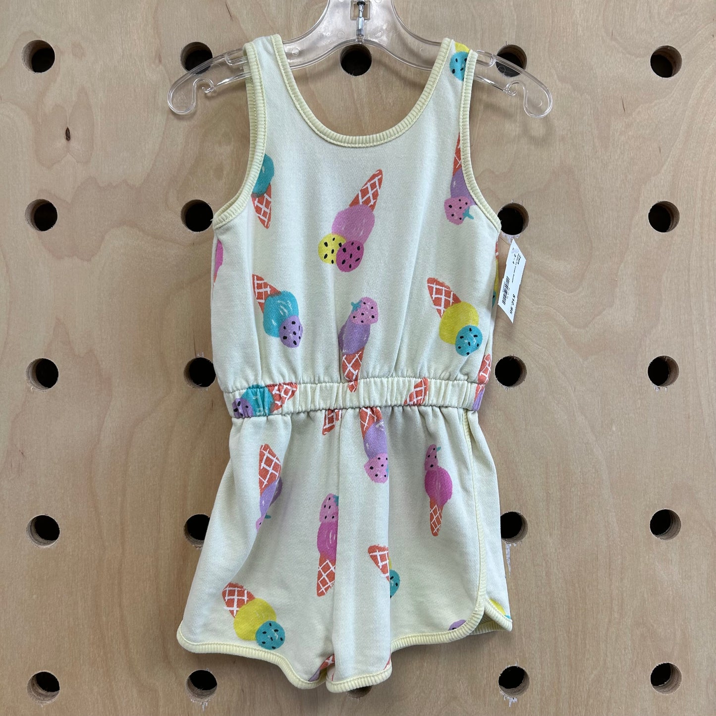 Yellow Ice Cream Romper