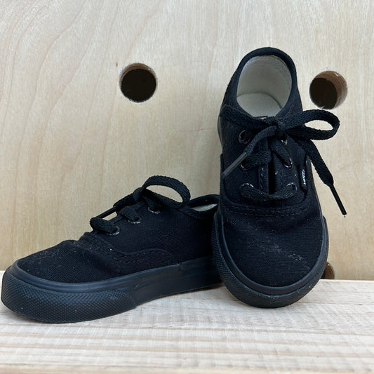 Vans Authentic Black 5 Toddler Shoes