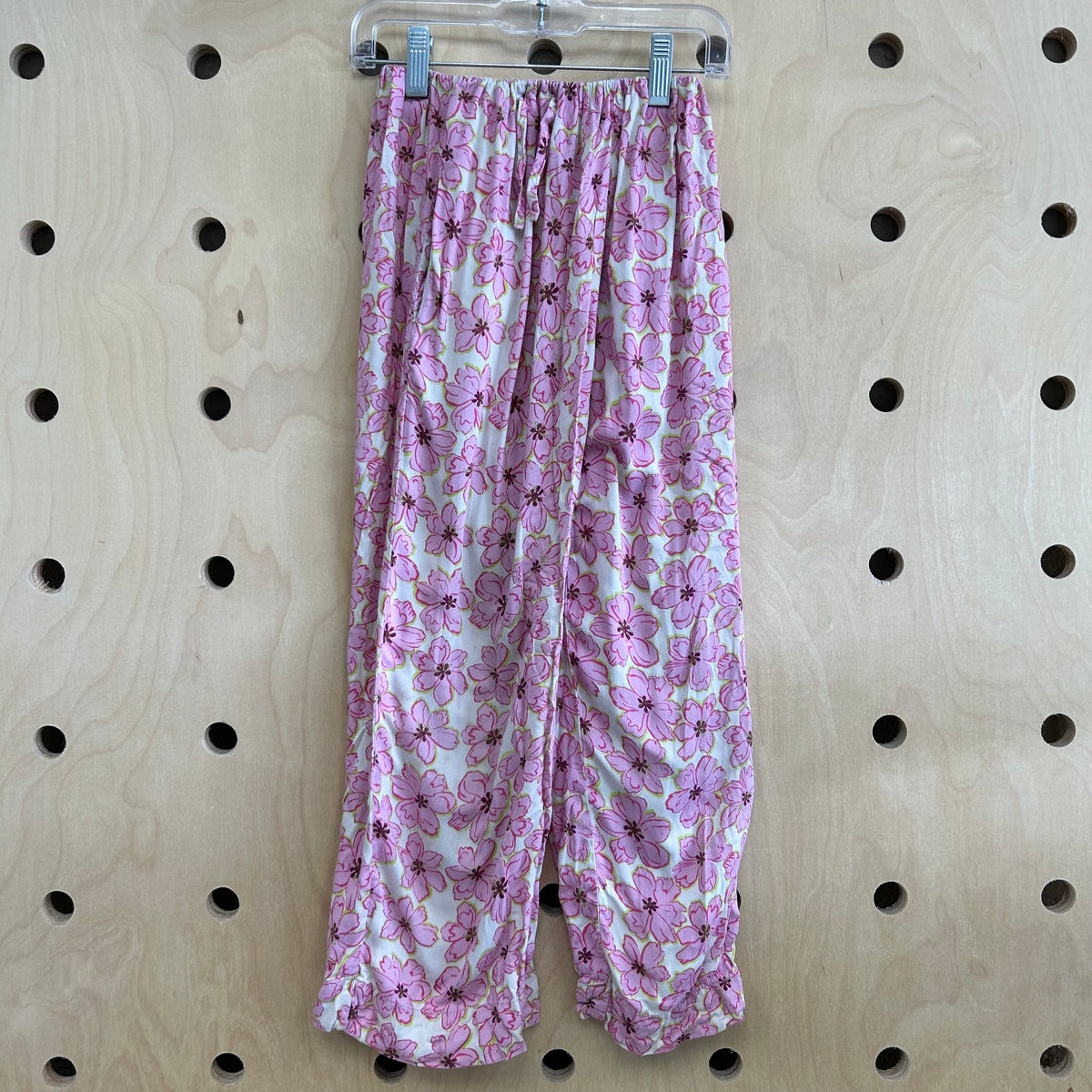 Pink Plumeria Pants