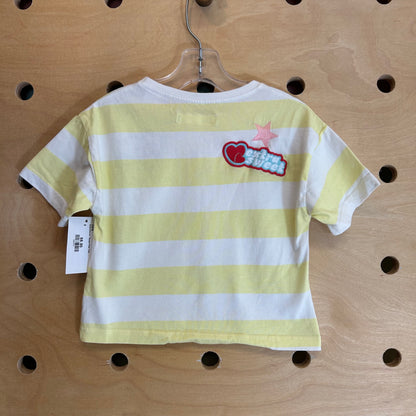 Embroidered 'Happy Flow' Tee