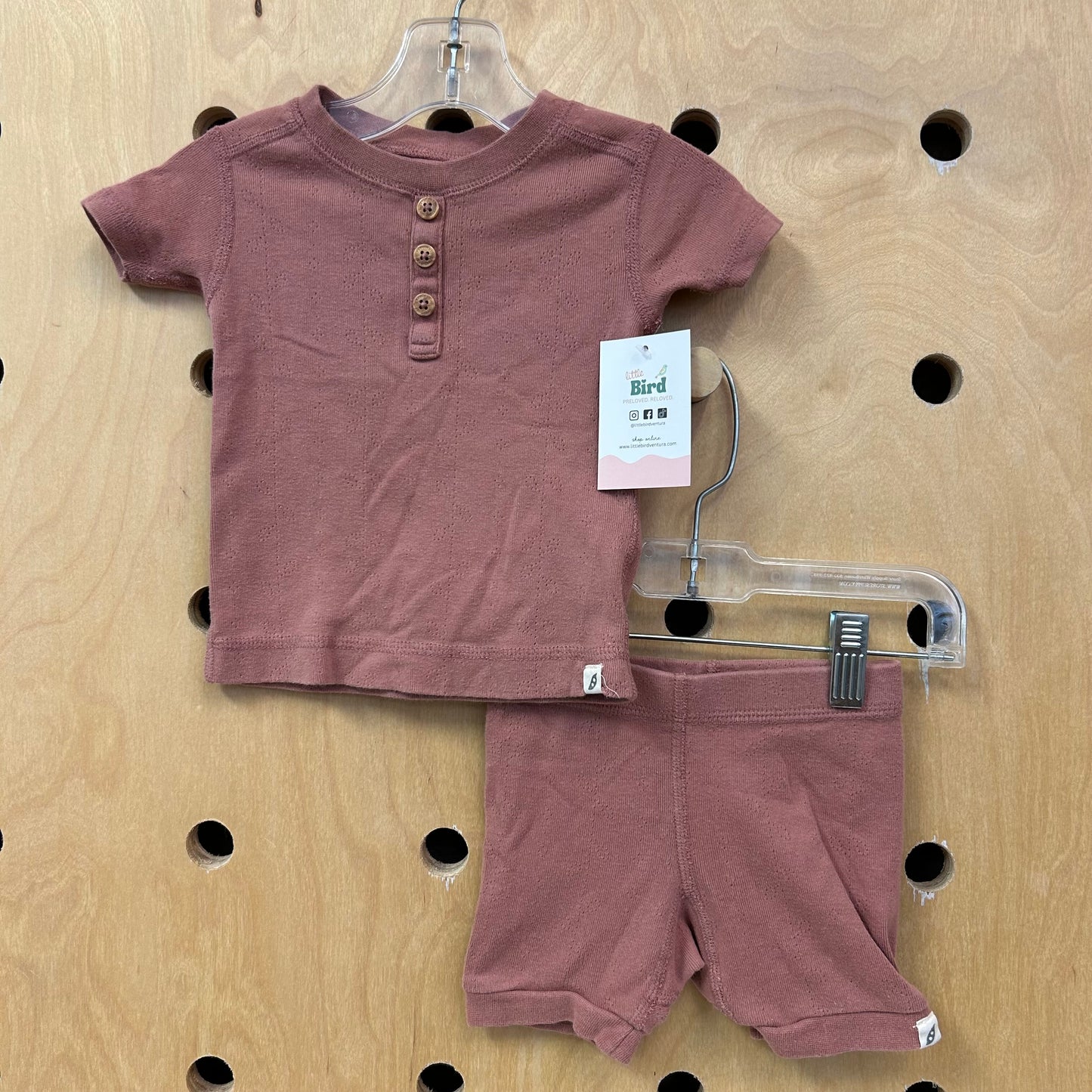 Organic Clay Pointelle Outfit