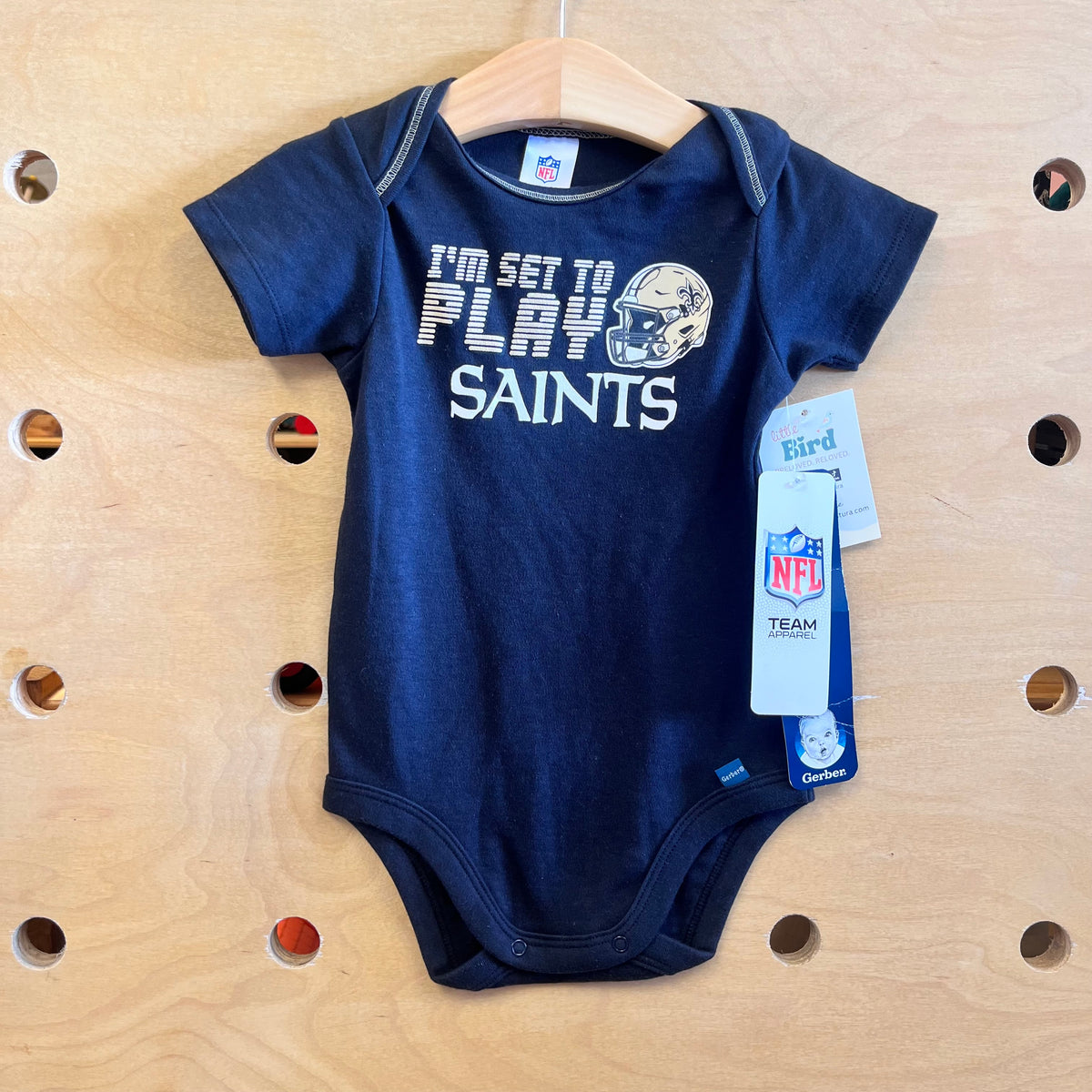 Black 'Saints' Bodysuit NEW!