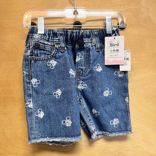 Mickeys Drawstring Denim Shorts NEW!