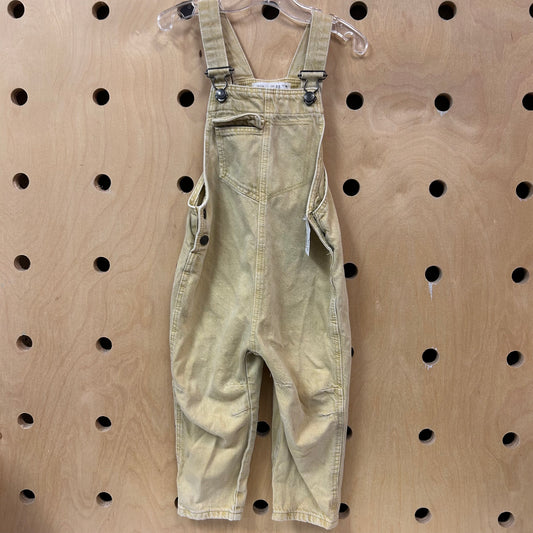 Yellow Denim Overalls