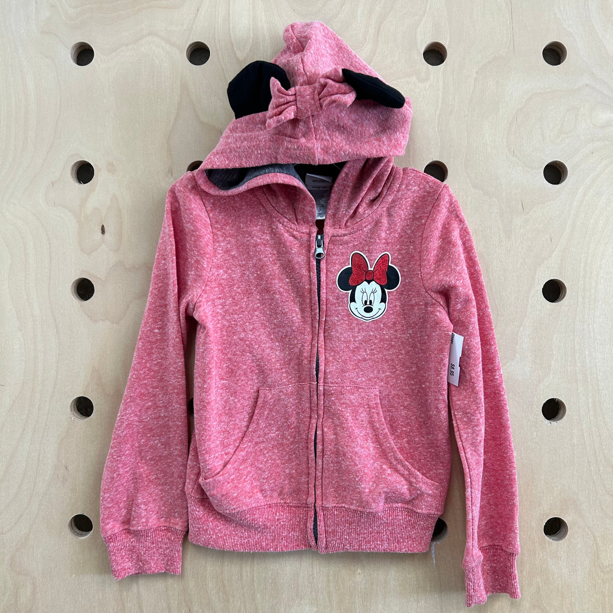 Heathered Red Minnie Zip Hoodie