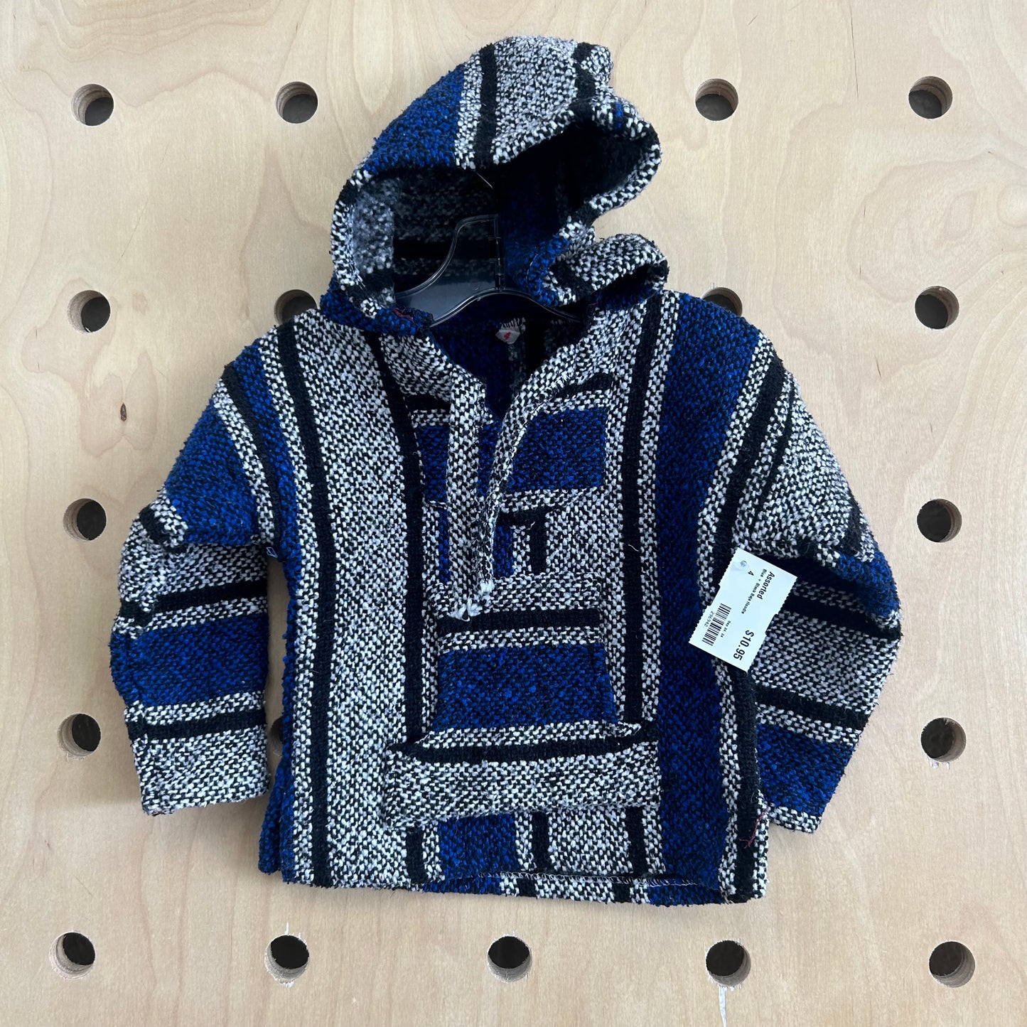Blue + Black Baja Hoodie