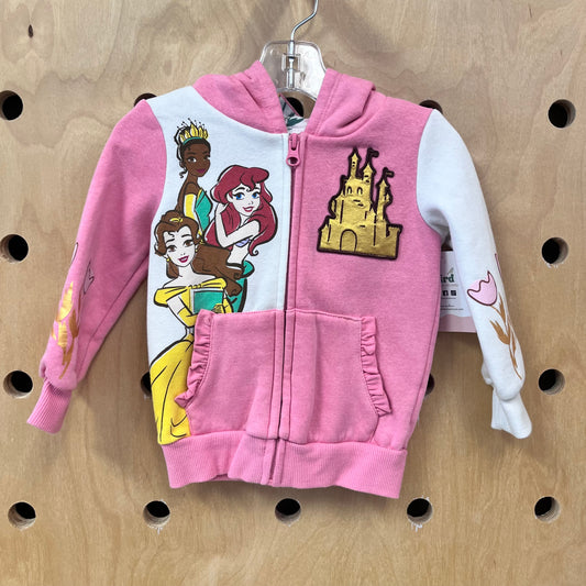 Pink Princesses Zip Hoodie
