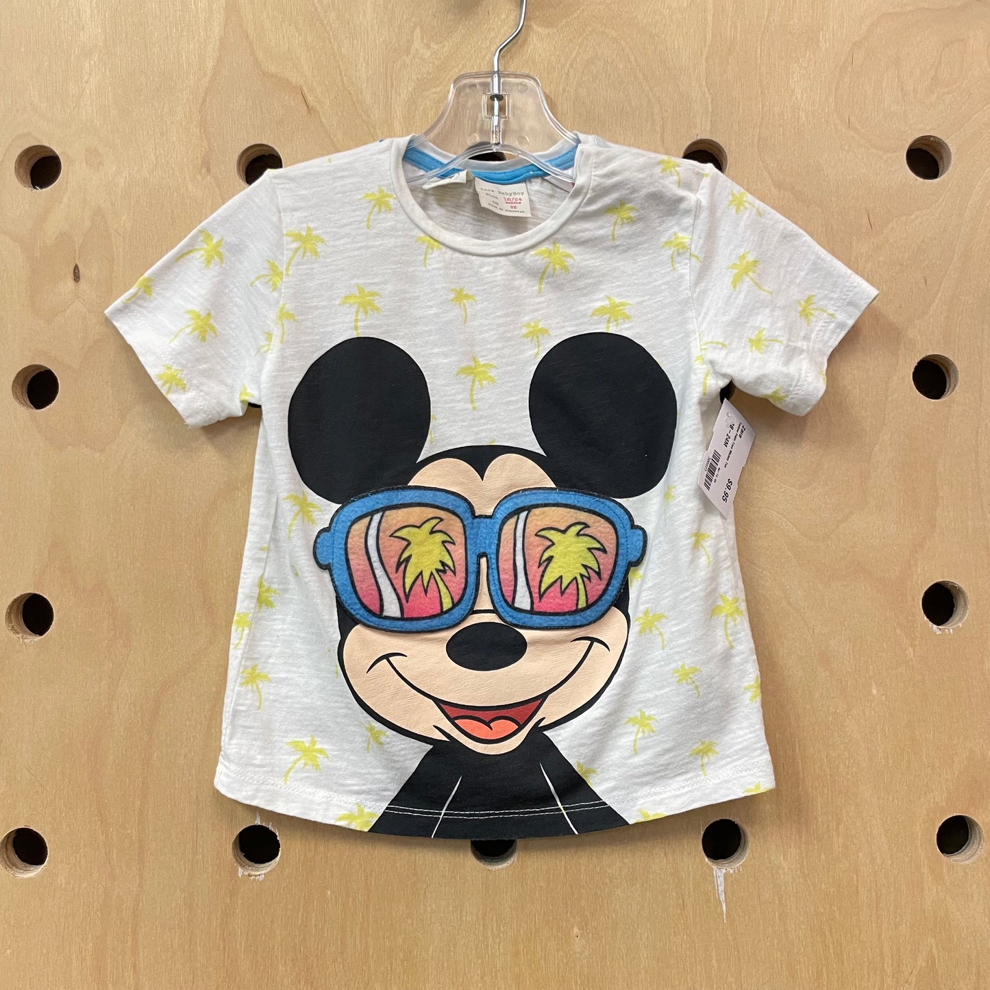 Yellow Palm Tree Mickey Tee