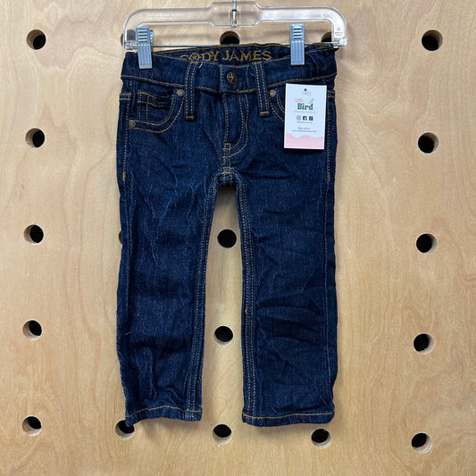 Dark Wash Straight Denim