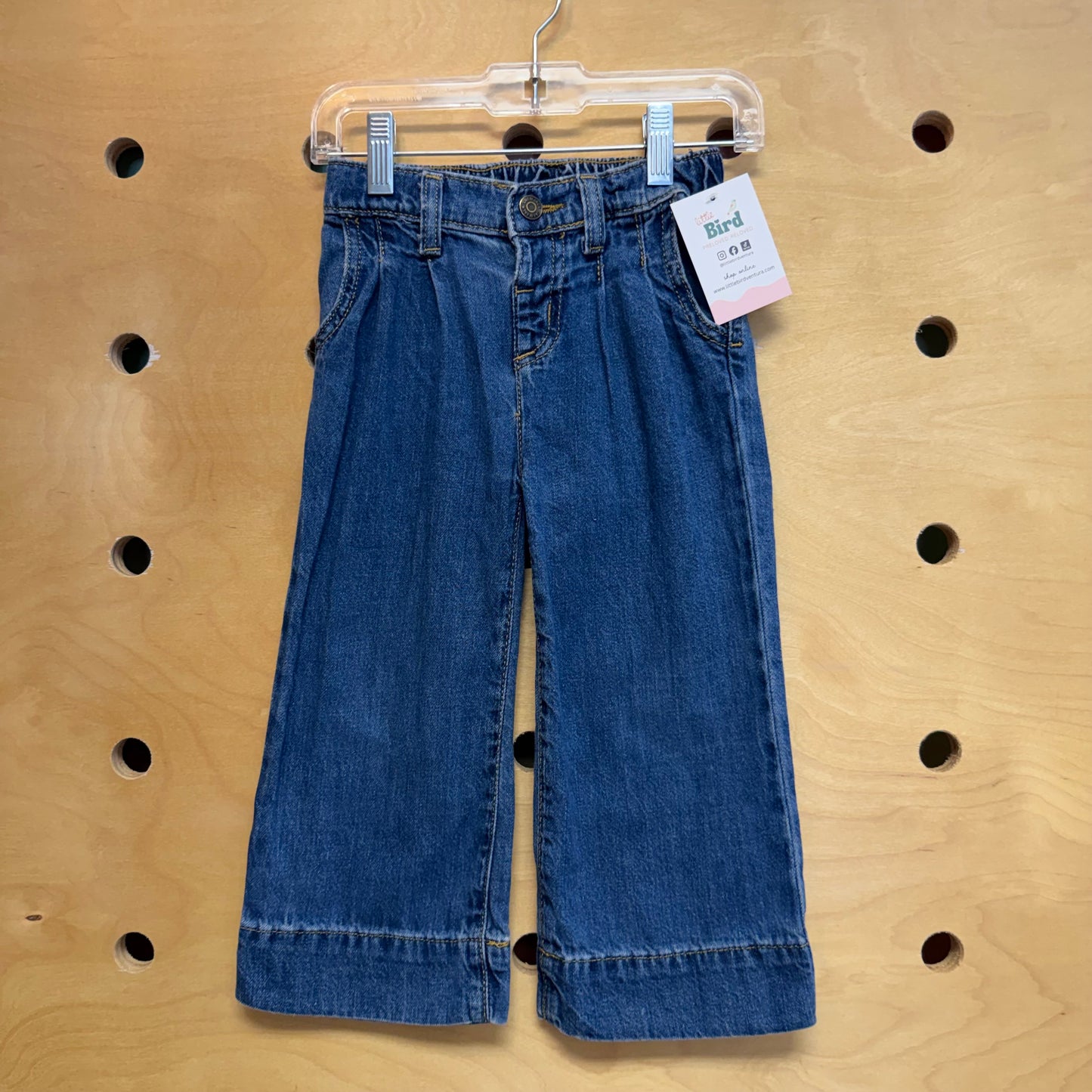Denim Wide Leg Pants