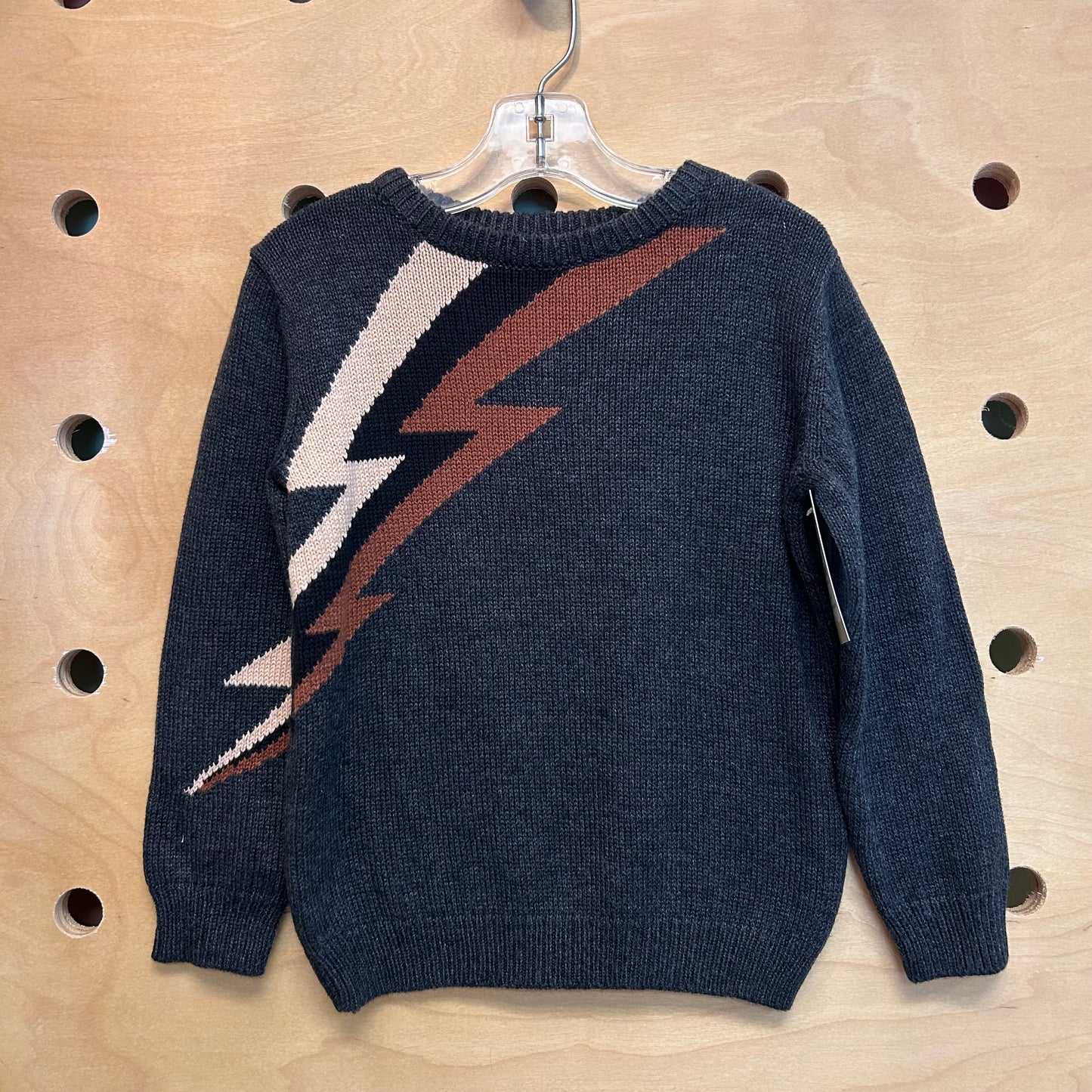 Grey & Brown Knit Sweater NEW!