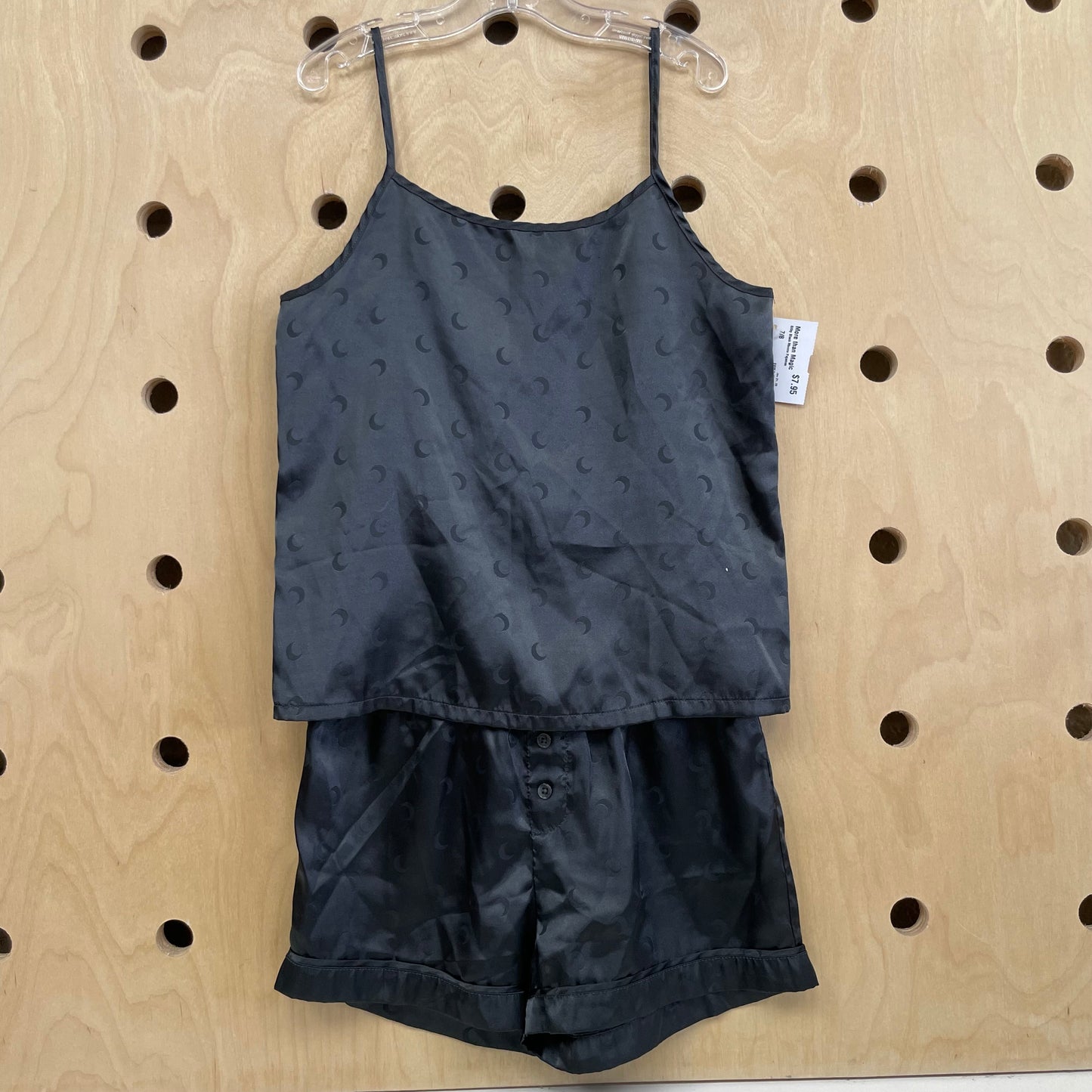 Silky Black Moons Pajamas